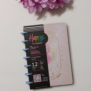 The Happy Planner 12-month Horizontal Mini Planner July 2025 to June 2026